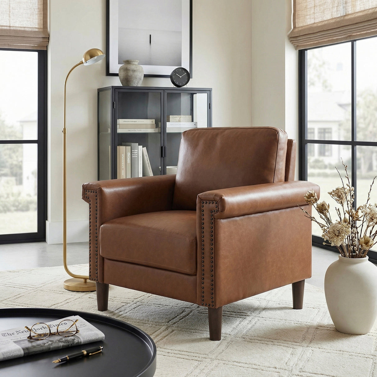 Heritage Chocolate Chair by Homelegance at Eve Furniture