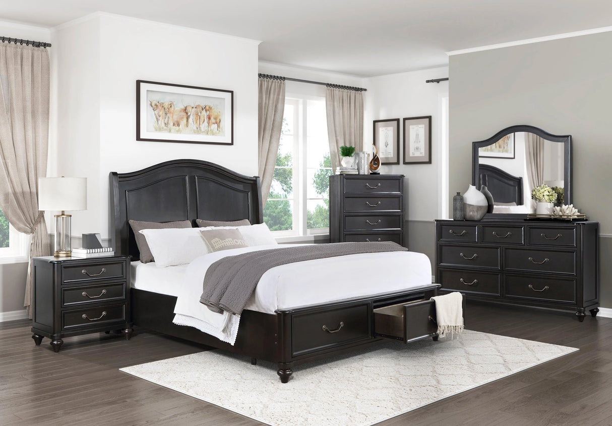 Herman Charcoal Brown Chest by Homelegance at Eve Furniture