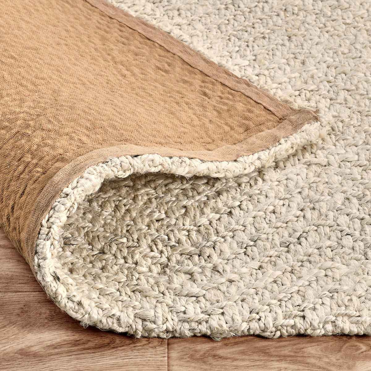 Herringbone Ivory Rug by Classic Home at Eve Furniture