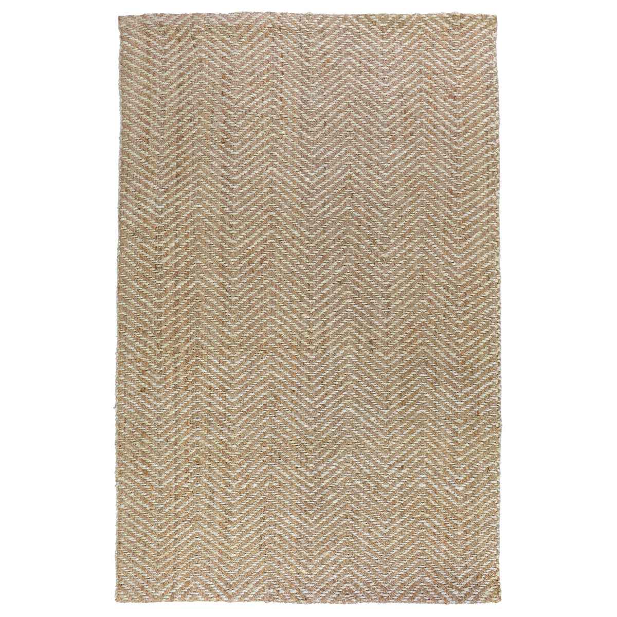 Herringbone Natural/Ivory Rug by Classic Home at Eve Furniture