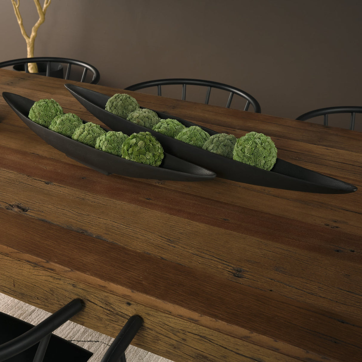 Hewitt 94" Rectangular Smooth Reclaimed Wood Dining Table by Mercana at Eve Furniture