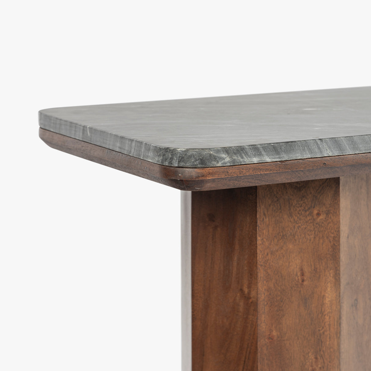 Hex Leg Marble Console Table by Co.House Designs at Eve Furniture