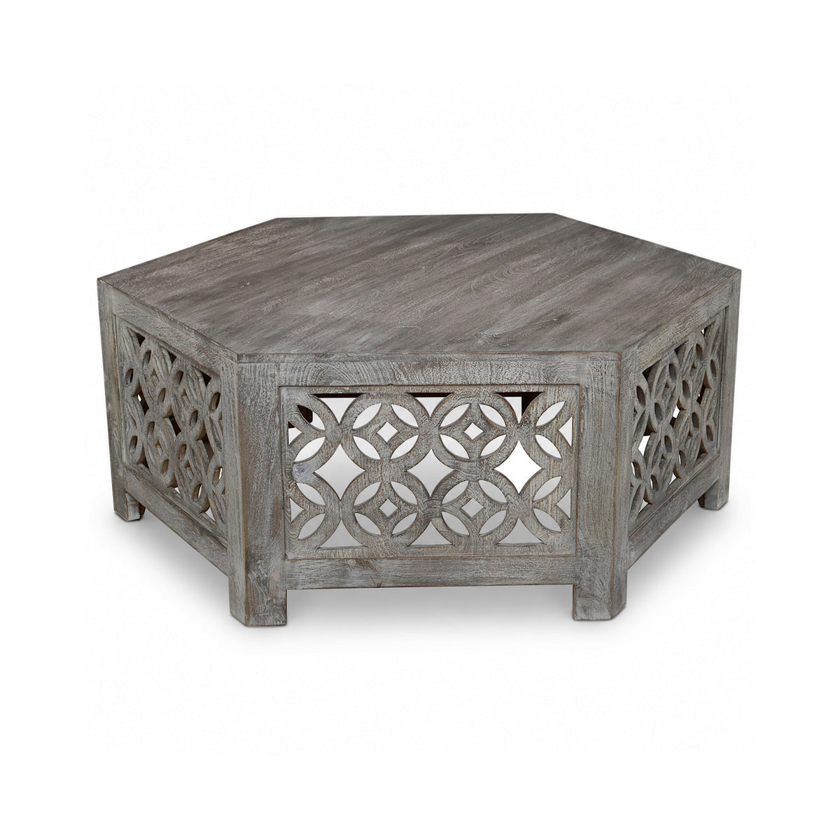 Hexagon Coffee Table by Classic Home at Eve Furniture
