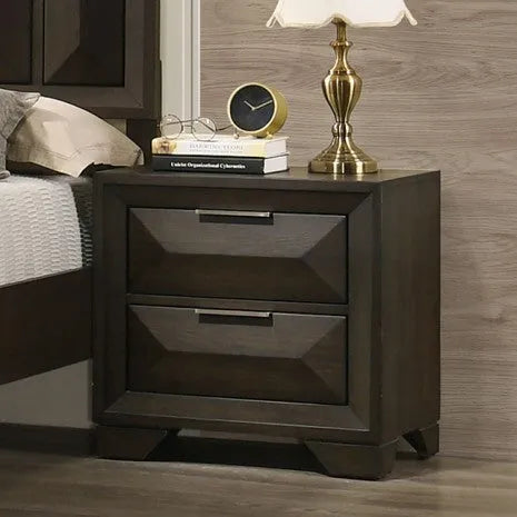 Hexham Espresso 5-Piece Queen Bedroom Set by Furniture of America at Eve Furniture