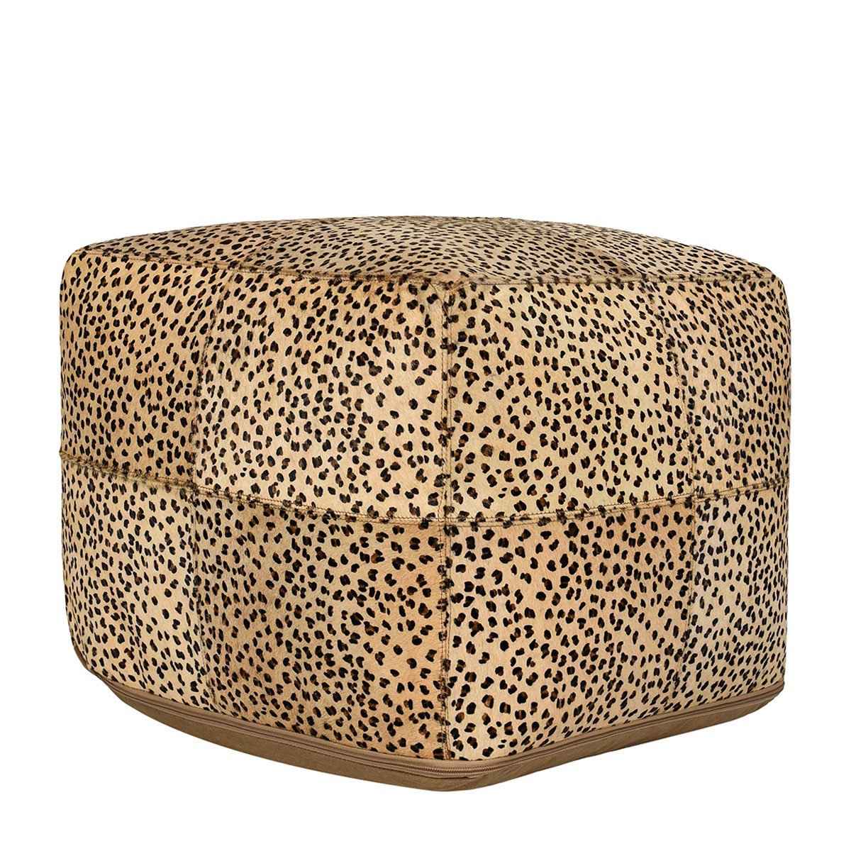 Hide Multicolor Pouf by Classic Home at Eve Furniture