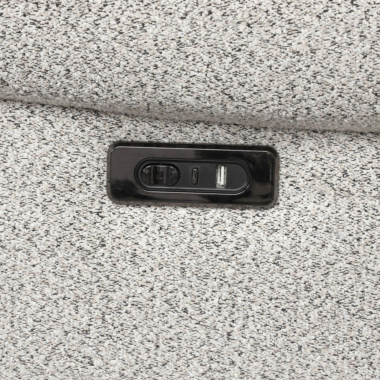 Hieronimus Light Gray Power Reclining Sectional by Furniture of America at Eve Furniture