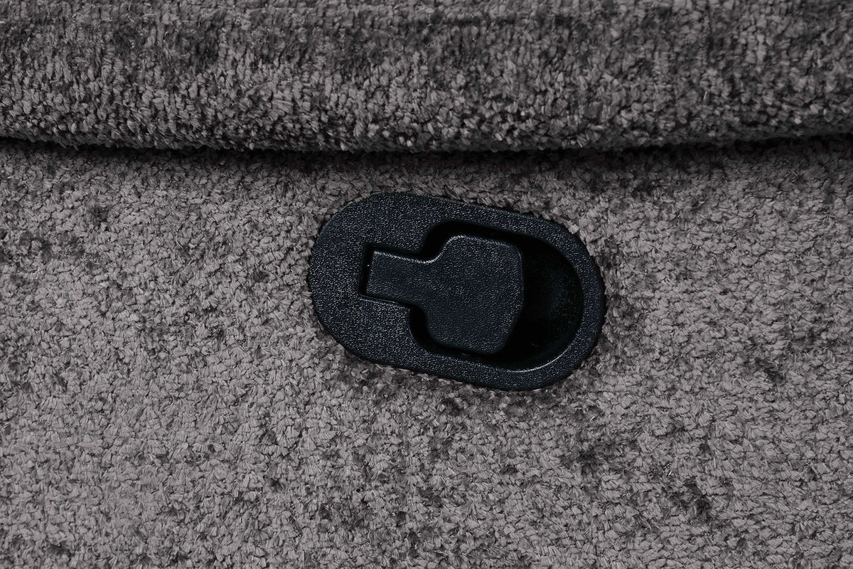 Hieronymus Dark Gray Manual Loveseat