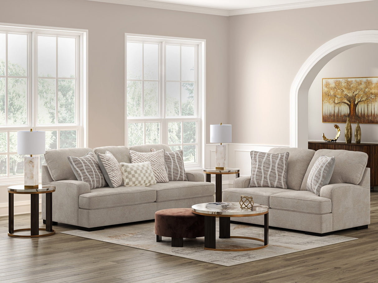 High Profile Taupe Living Room Set
