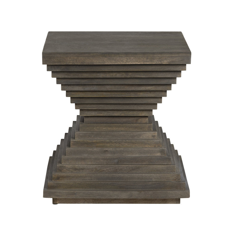 Highland Park Brown/Gray End Table by Crestview at Eve Furniture