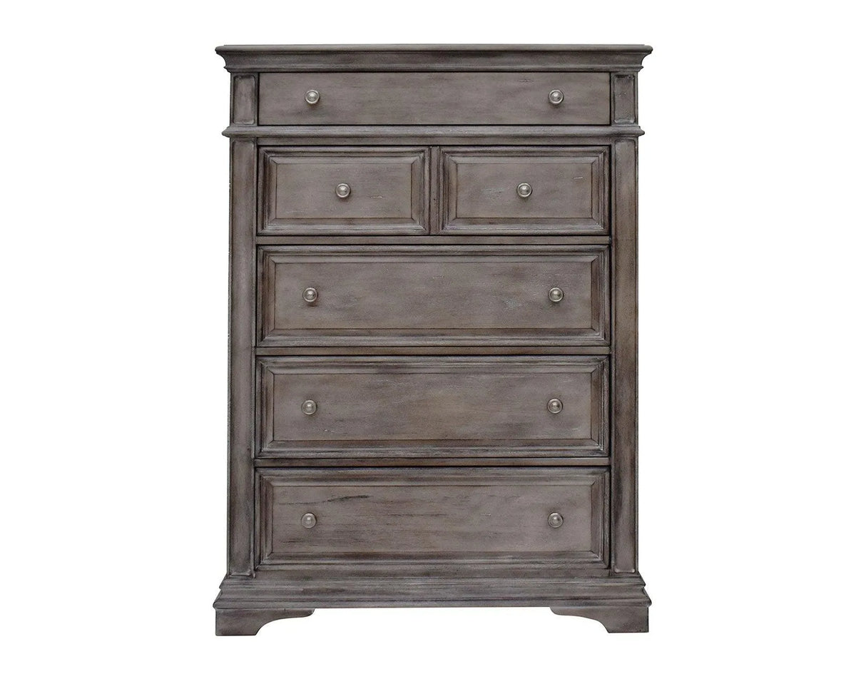 Highland Park Tan 4-Piece Queen Bedroom Set by Steve Silver at Eve Furniture