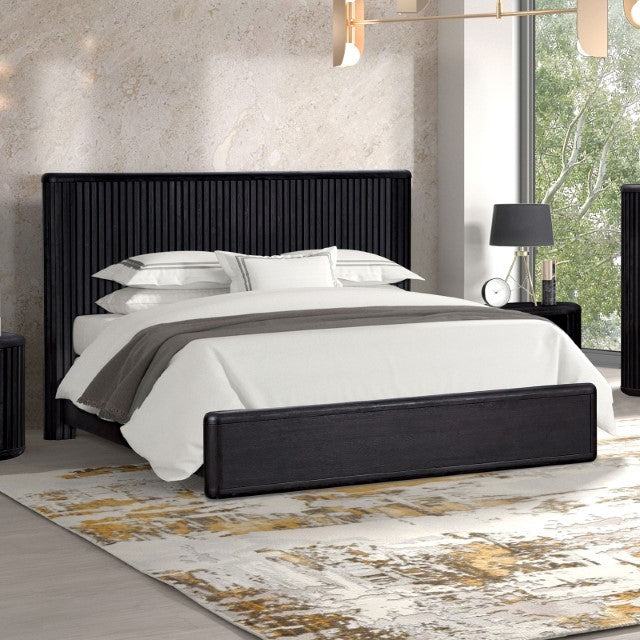 Hildesheim Black 5-Piece Queen Bedroom Set by Furniture of America at Eve Furniture