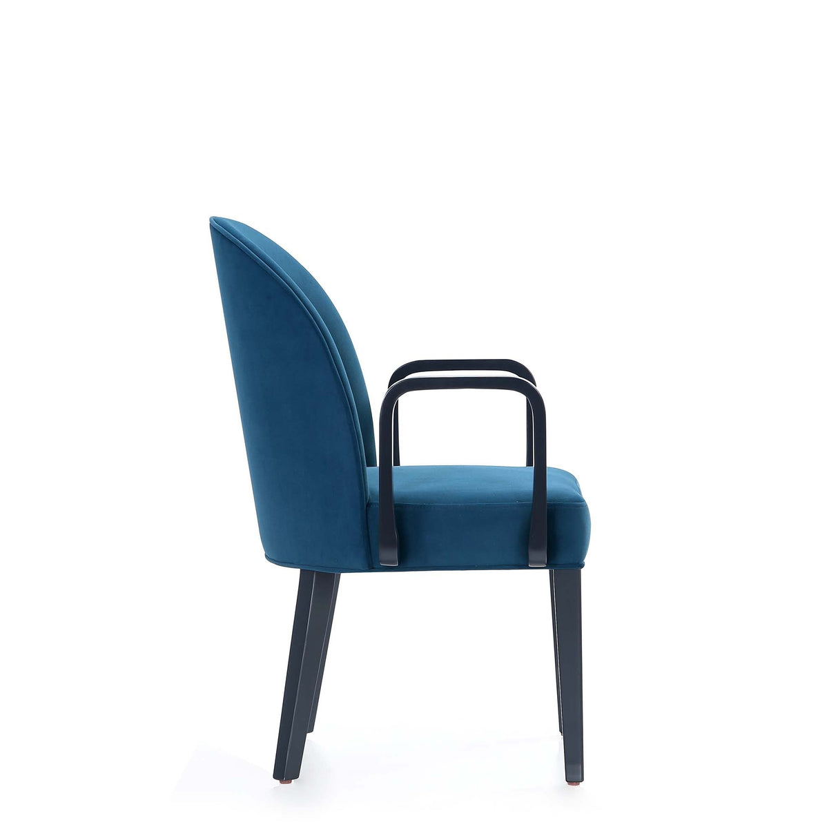 Hillman Dining Arm Chair (set of 2) in Blue by Manhattan Comfort at Eve Furniture