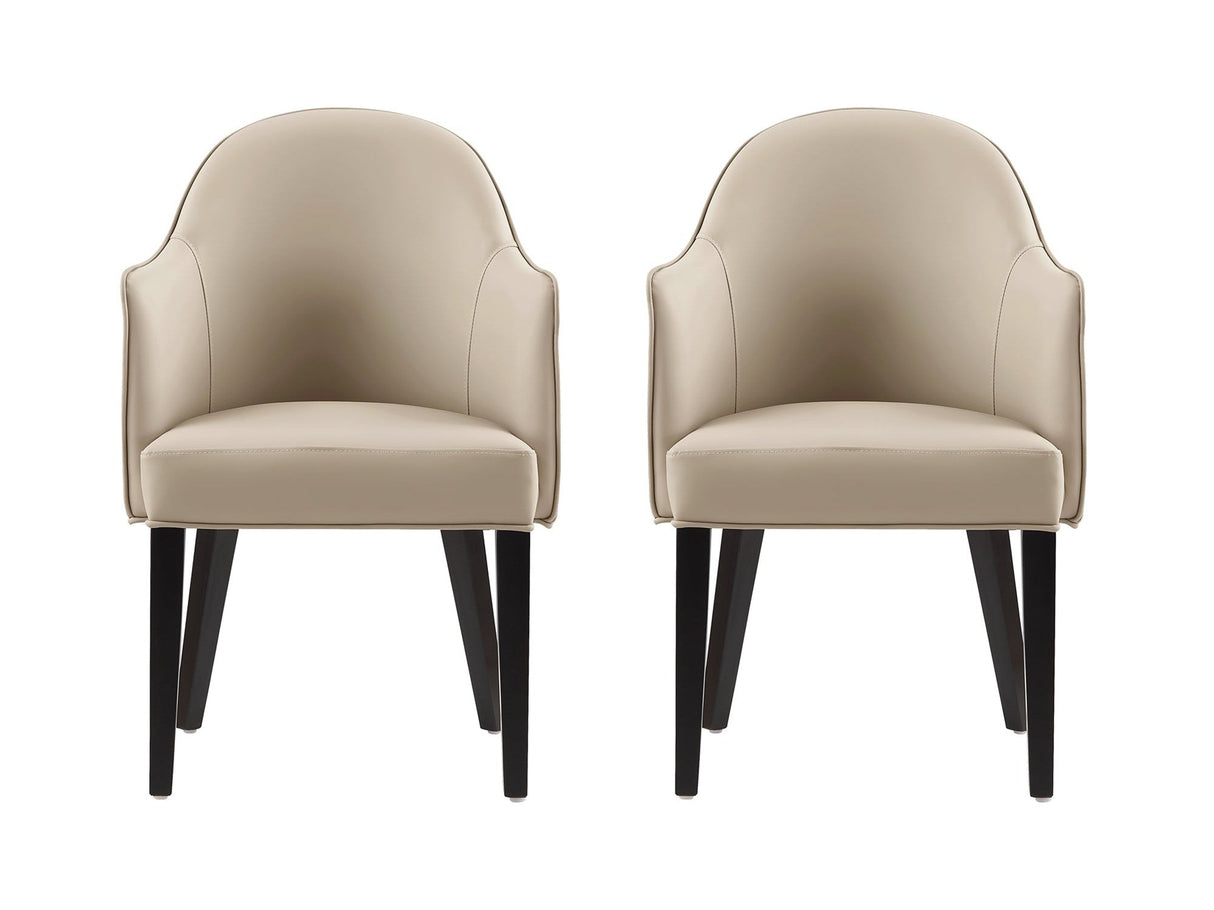 Hillman Dining Armchair in Sand (set of 2) by Manhattan Comfort at Eve Furniture