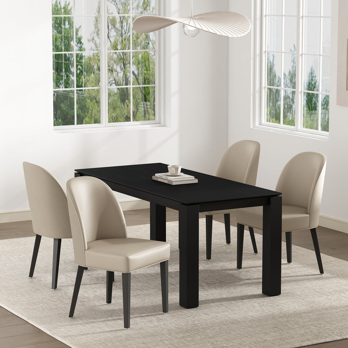 Hillman Dining Chair in Sand (set of 4) by Manhattan Comfort at Eve Furniture