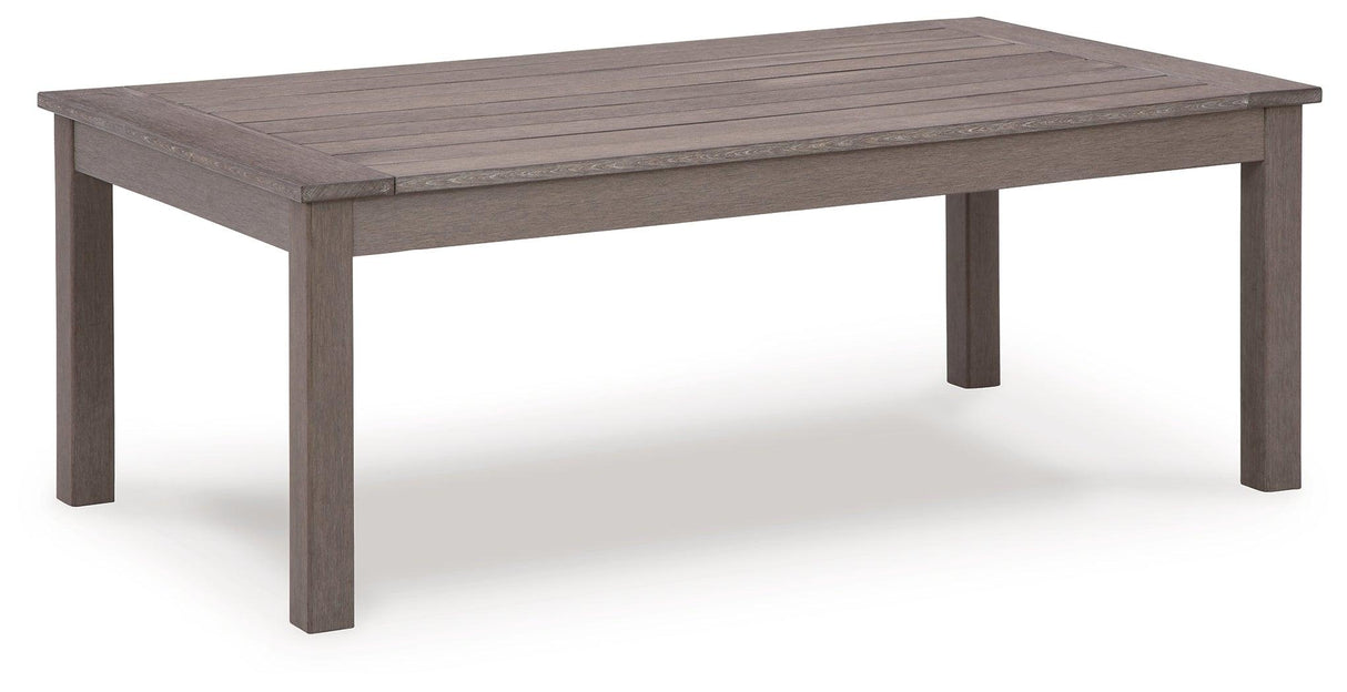 Hillside Barn Brown Outdoor Coffee Table by Ashley at Eve Furniture