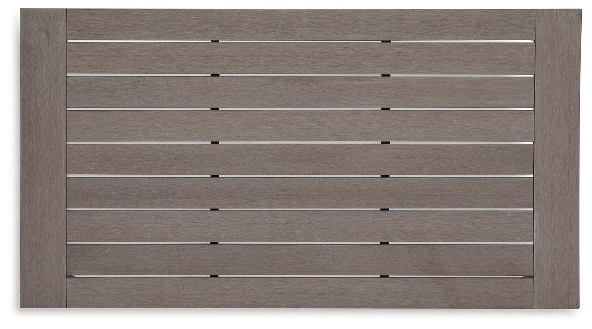 Hillside Barn Brown Outdoor Coffee Table by Ashley at Eve Furniture