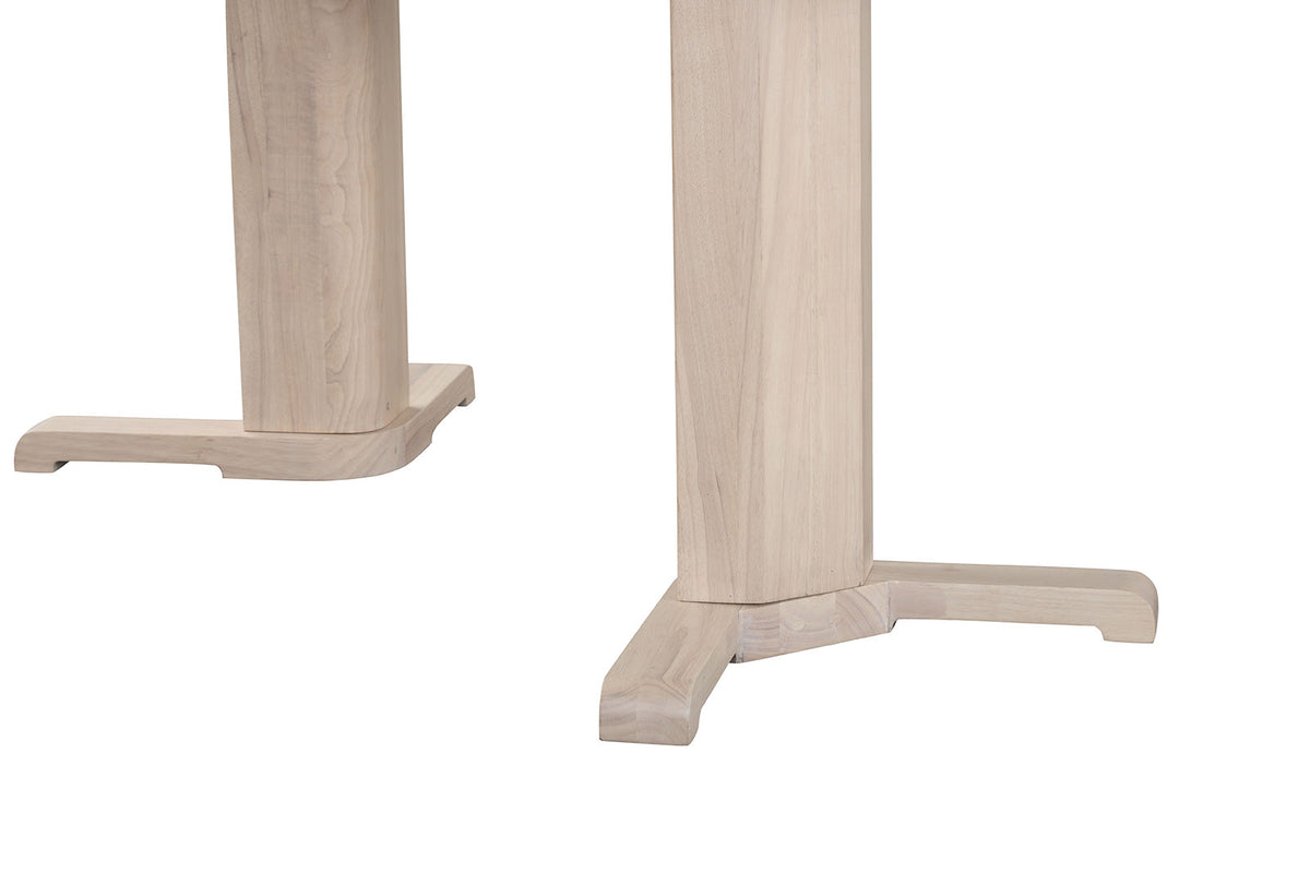 Hines White Oak Oval Dining Table by Furniture of America at Eve Furniture