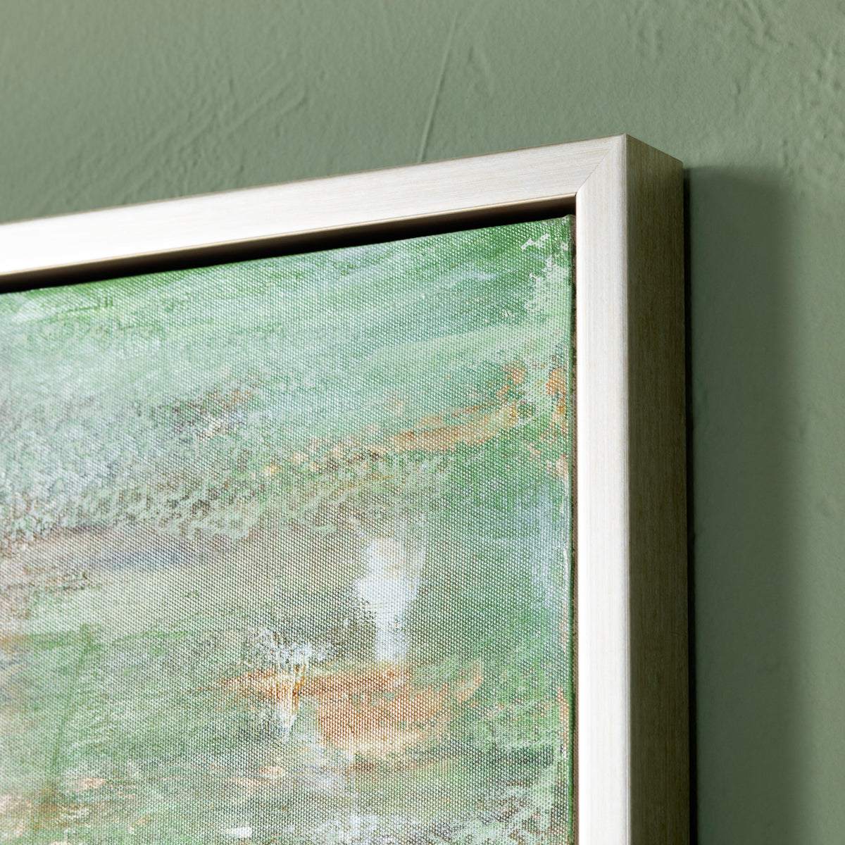 Hint Of Greens Green/Natural Canvas by Crestview at Eve Furniture