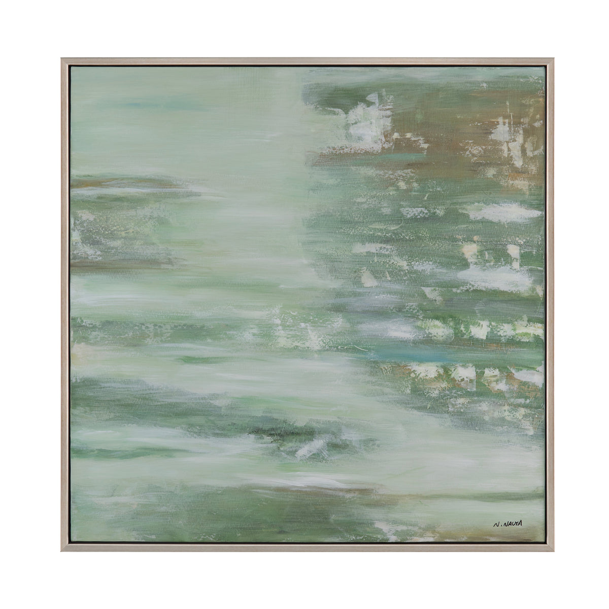 Hint Of Greens Green/Natural Canvas by Crestview at Eve Furniture