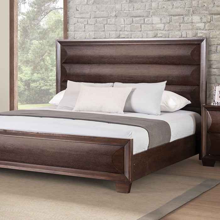 Hinwitz Espresso 4-Piece Queen Bedroom Set by Furniture of America at Eve Furniture