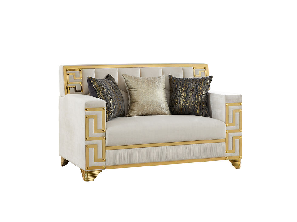 Hira Cream Living Room Set by New Era Innovations at Eve Furniture
