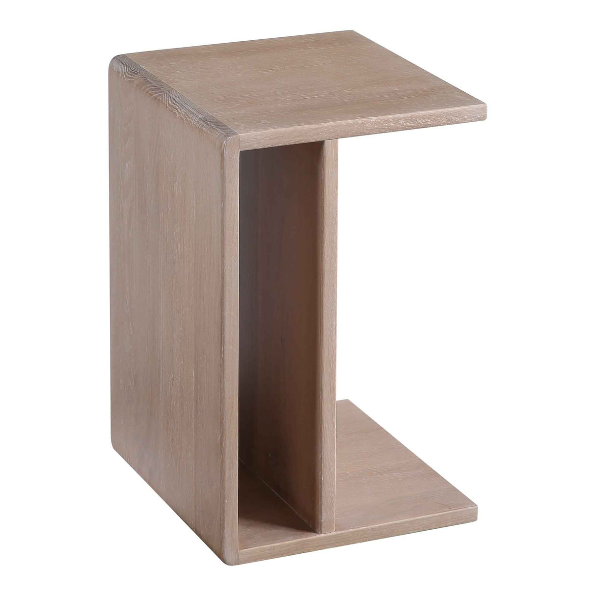 Hiroki White Oak Accent Table
