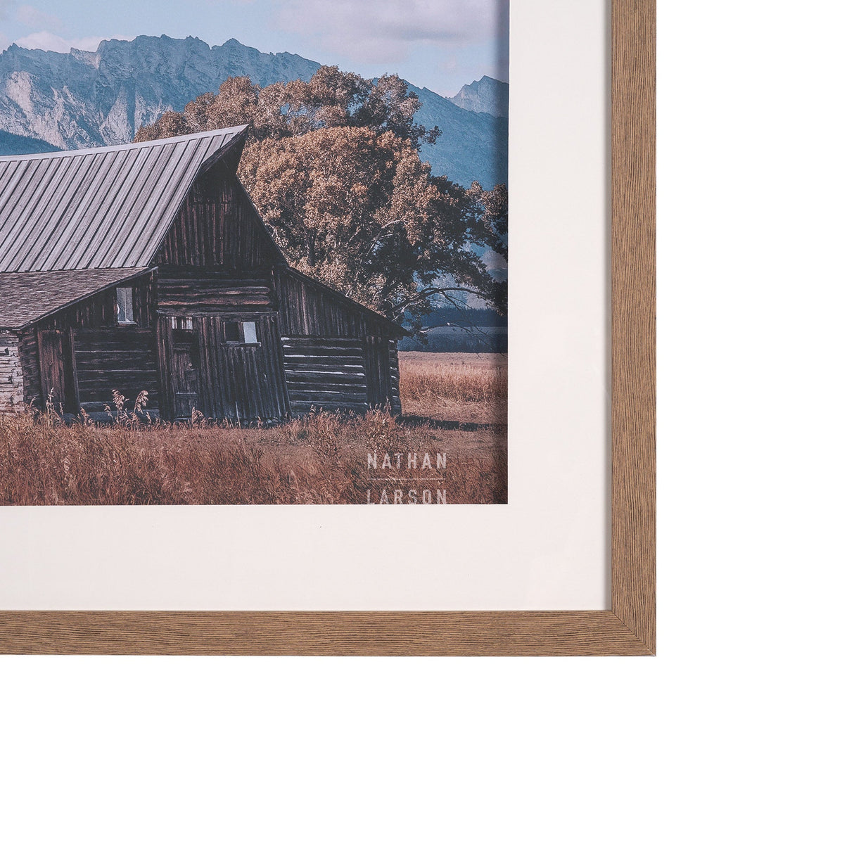 Historic Row IV by Nathan Larson a Framed Photo Art Print Matted under Glass by Mercana at Eve Furniture
