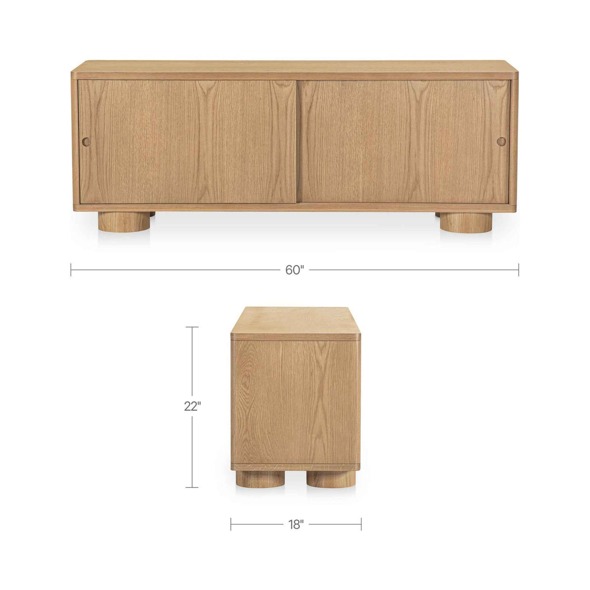 Hobbs Natural Media Unit by Moe's Home at Eve Furniture