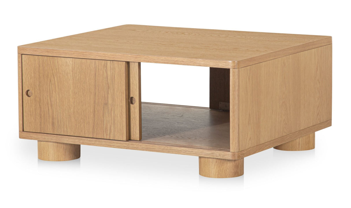 Hobbs Storage Coffee Table Natural by Moe's Home at Eve Furniture