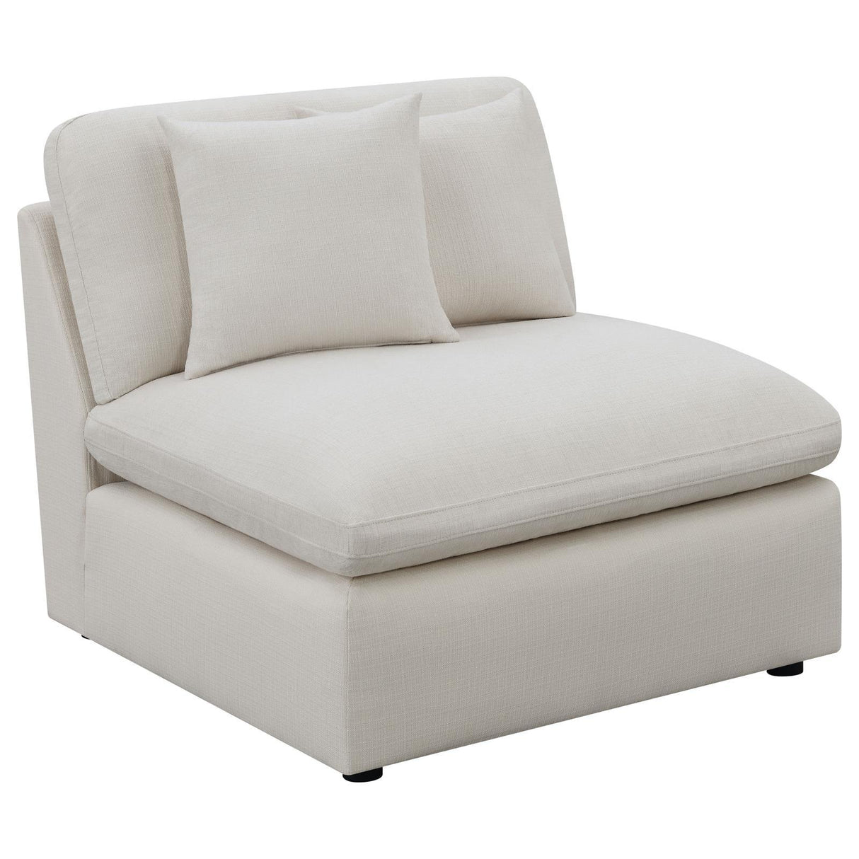 Hobson Ivory 6-Piece Upholstered Modular Sectional Sofa by Coaster at Eve Furniture