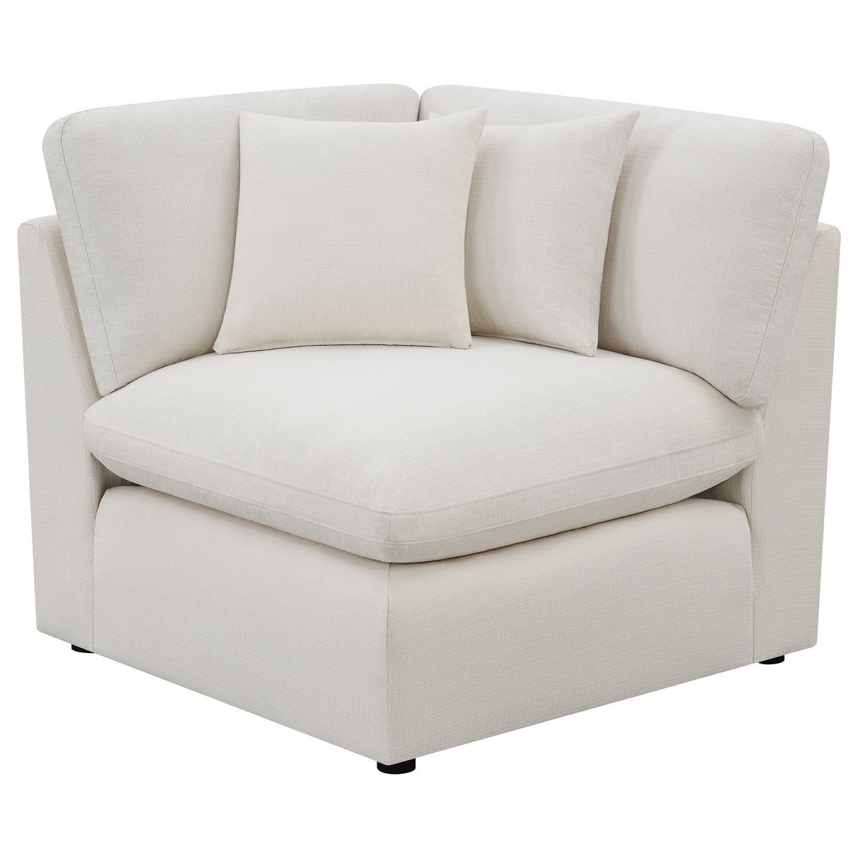 Hobson Ivory 6-piece Upholstered Modular Sectional Sofa by Coaster at Eve Furniture