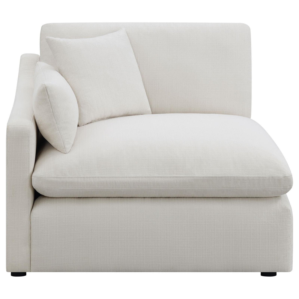 Hobson Ivory 6-Piece Upholstered Modular Sectional Sofa by Coaster at Eve Furniture