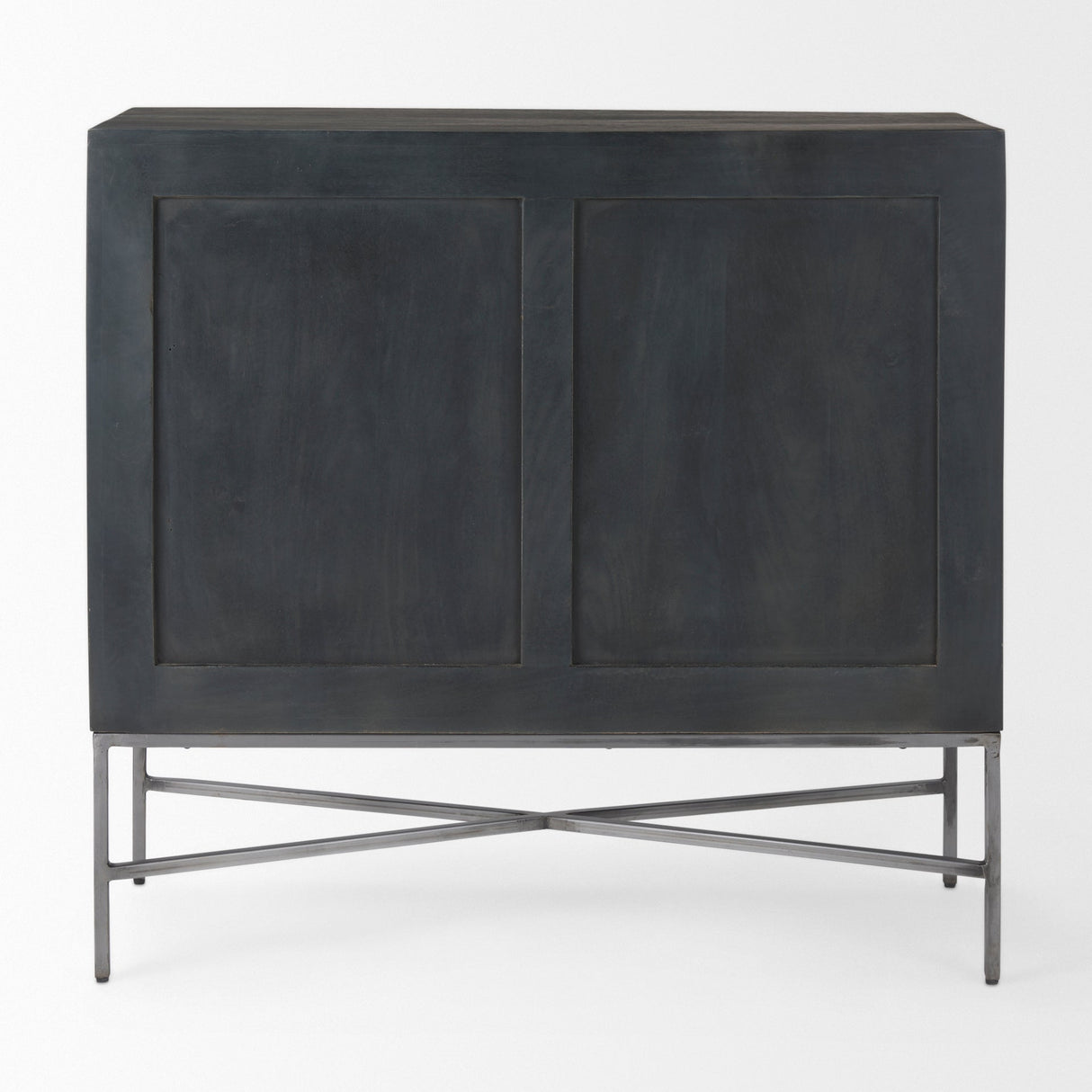 Hogarth 36.0L x 16.0W x 34.0H 2 Door Dark Accent Cabinet by Mercana at Eve Furniture
