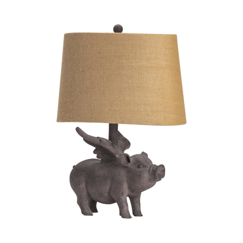 Hogs Fly Grey Table Lamp (Set of 2) by Crestview at Eve Furniture