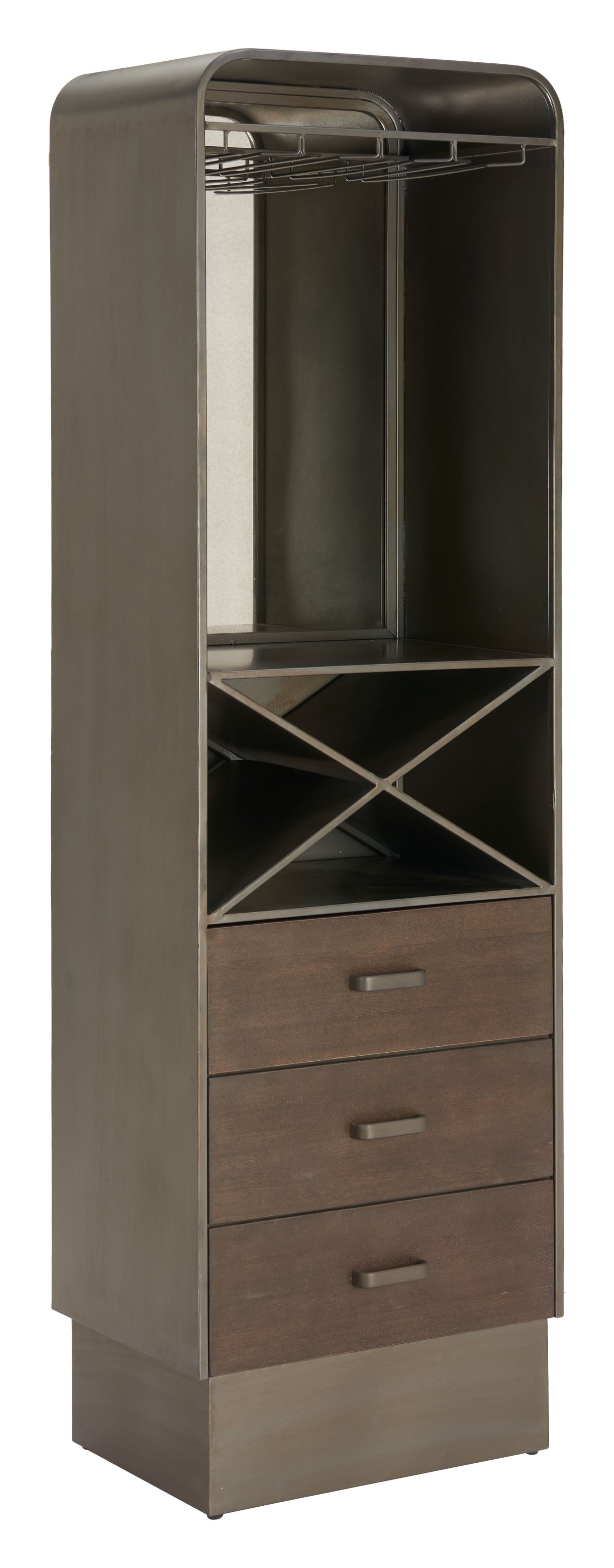 Hole Bronze Bar Cabinet by Zuomod at Eve Furniture