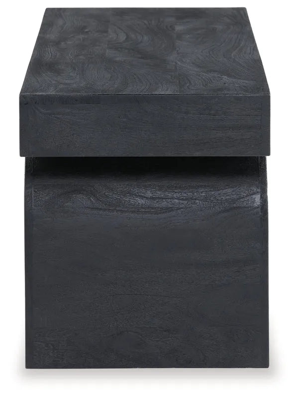 Holgrove Black Accent Bench by Ashley at Eve Furniture