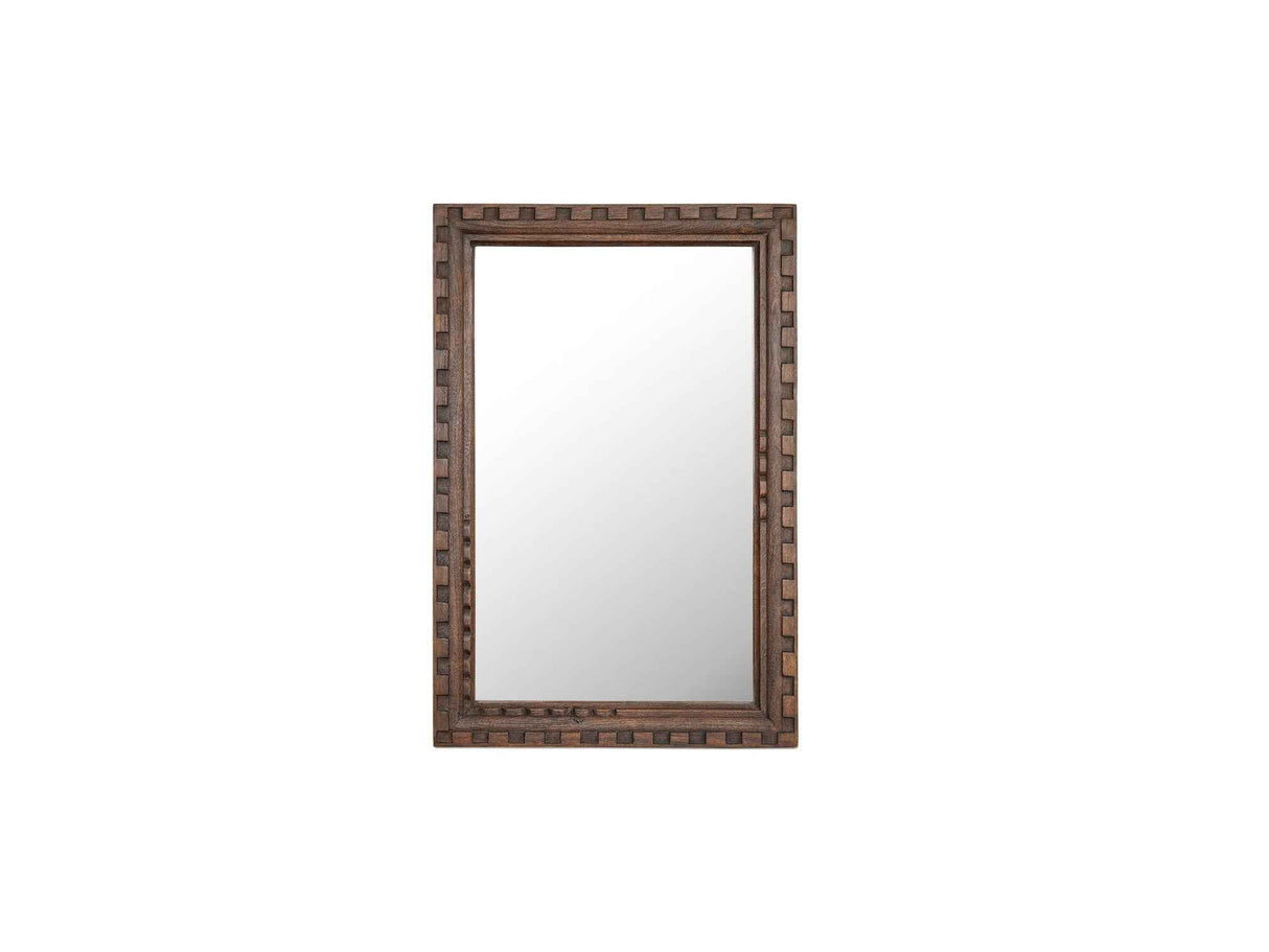 Holland Brown Large Mirror by Moe's Home at Eve Furniture