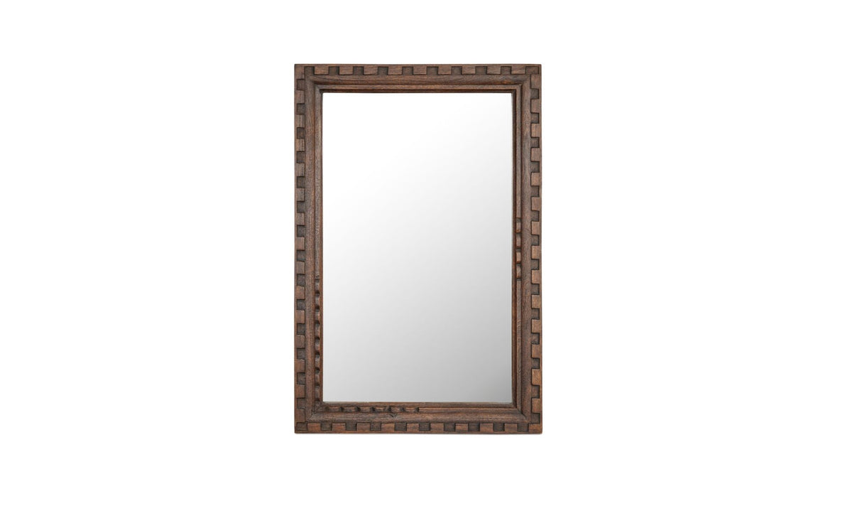 Holland Mirror Large Brown by Moe's Home at Eve Furniture