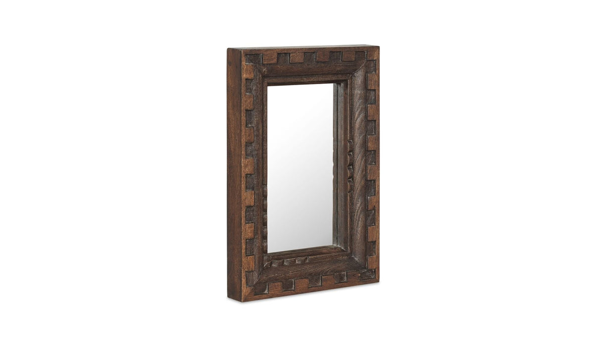 Holland Mirror Small Brown by Moe's Home at Eve Furniture