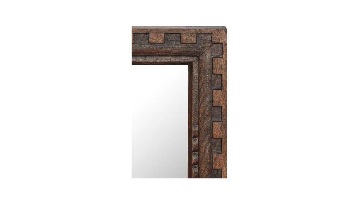 Holland Mirror Small Brown by Moe's Home at Eve Furniture