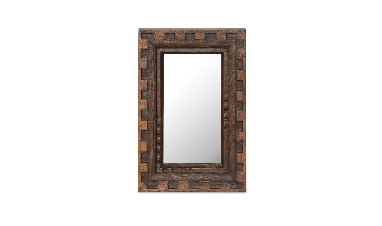 Holland Mirror Small Brown by Moe's Home at Eve Furniture