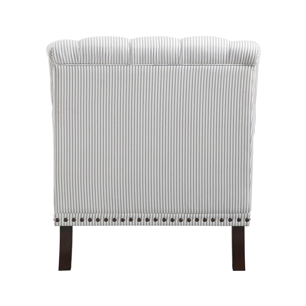 Holland Park Gray/White Accent Chair by Homelegance at Eve Furniture