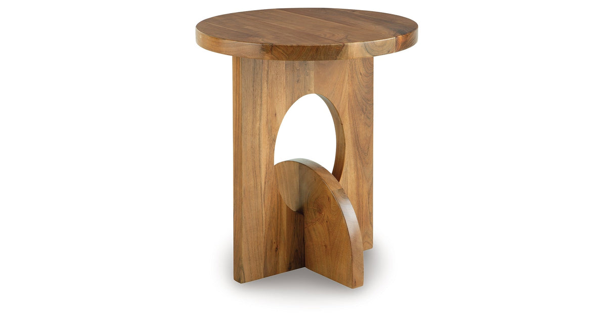 Hollbourne Brown Accent Table by ASHLEY FURNITURE at Eve Furniture
