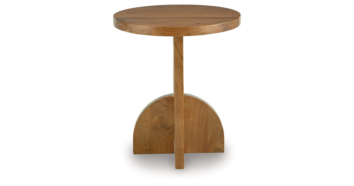 Hollbourne Brown Accent Table by ASHLEY FURNITURE at Eve Furniture