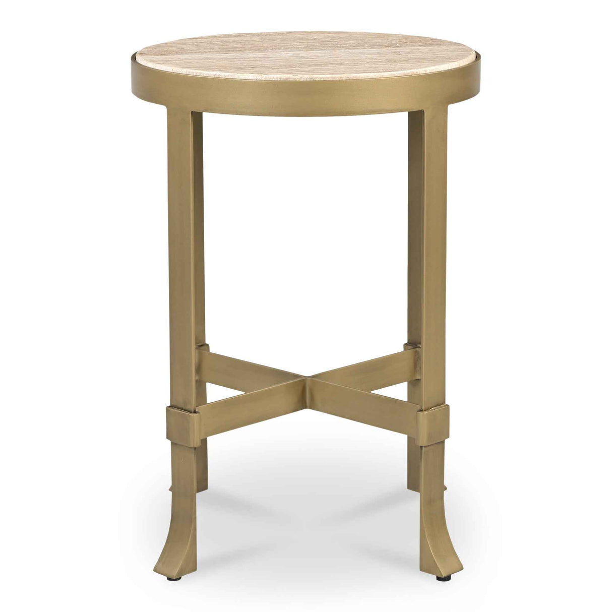Holli Travertine Side Table