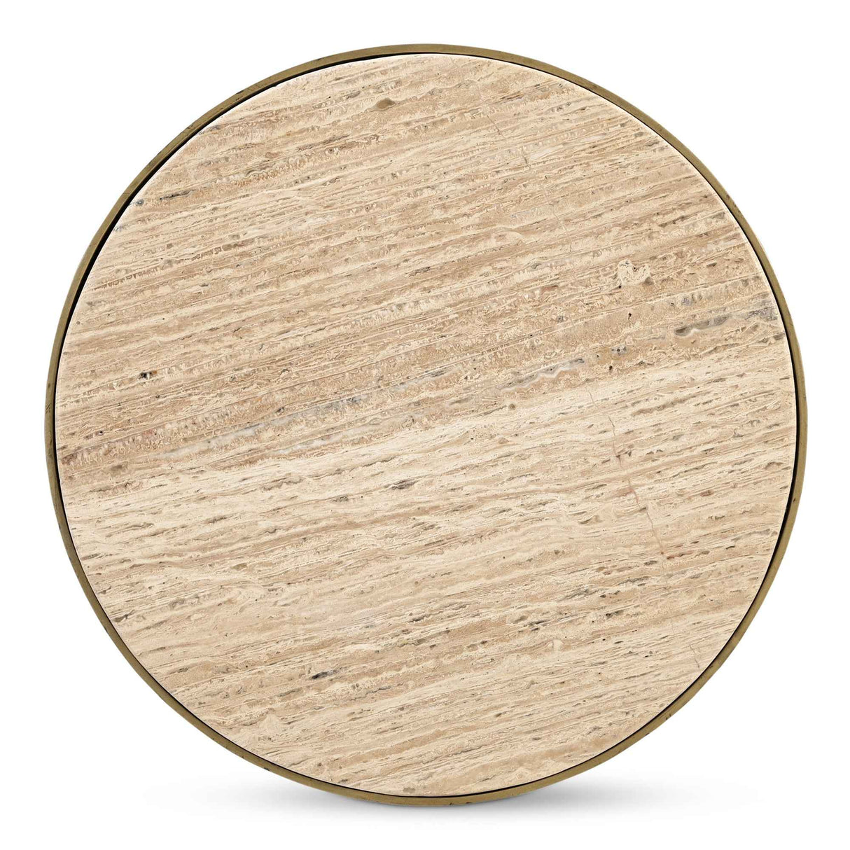 Holli Travertine Side Table