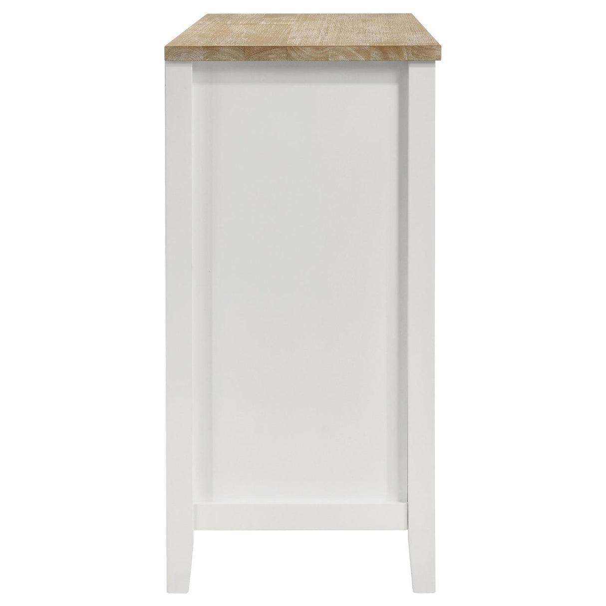 Hollis Brown and White 2-door Dining Sideboard with Drawers by Coaster at Eve Furniture