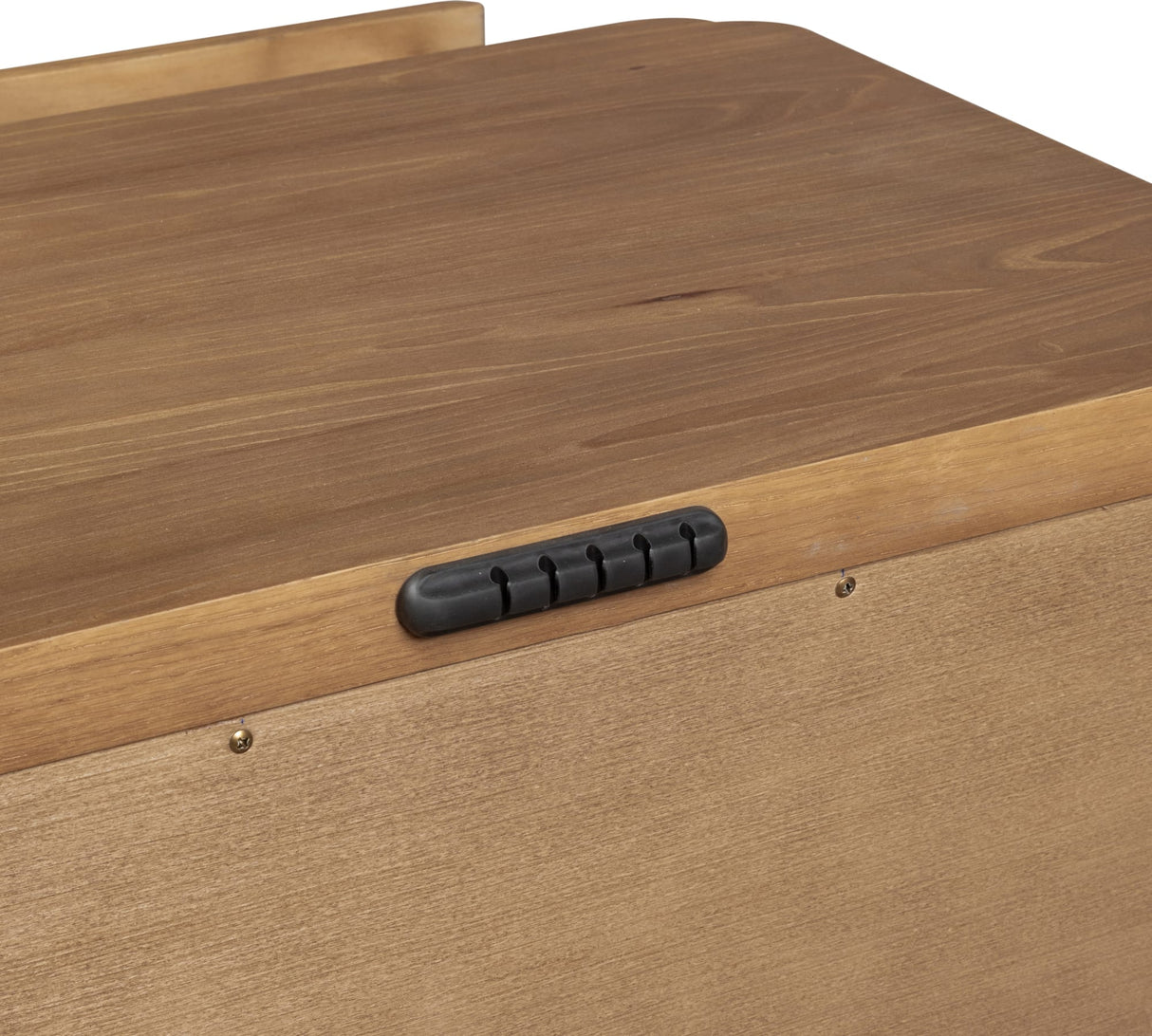 Hollis Cabin Glow Two Drawer Nightstand w/CM by Modus Furniture at Eve Furniture