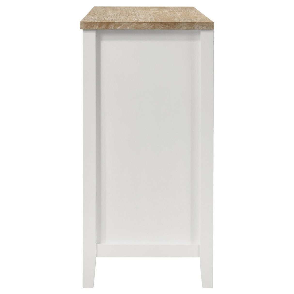 Hollis Brown and White 2-door Dining Sideboard with Drawers by Coaster at Eve Furniture