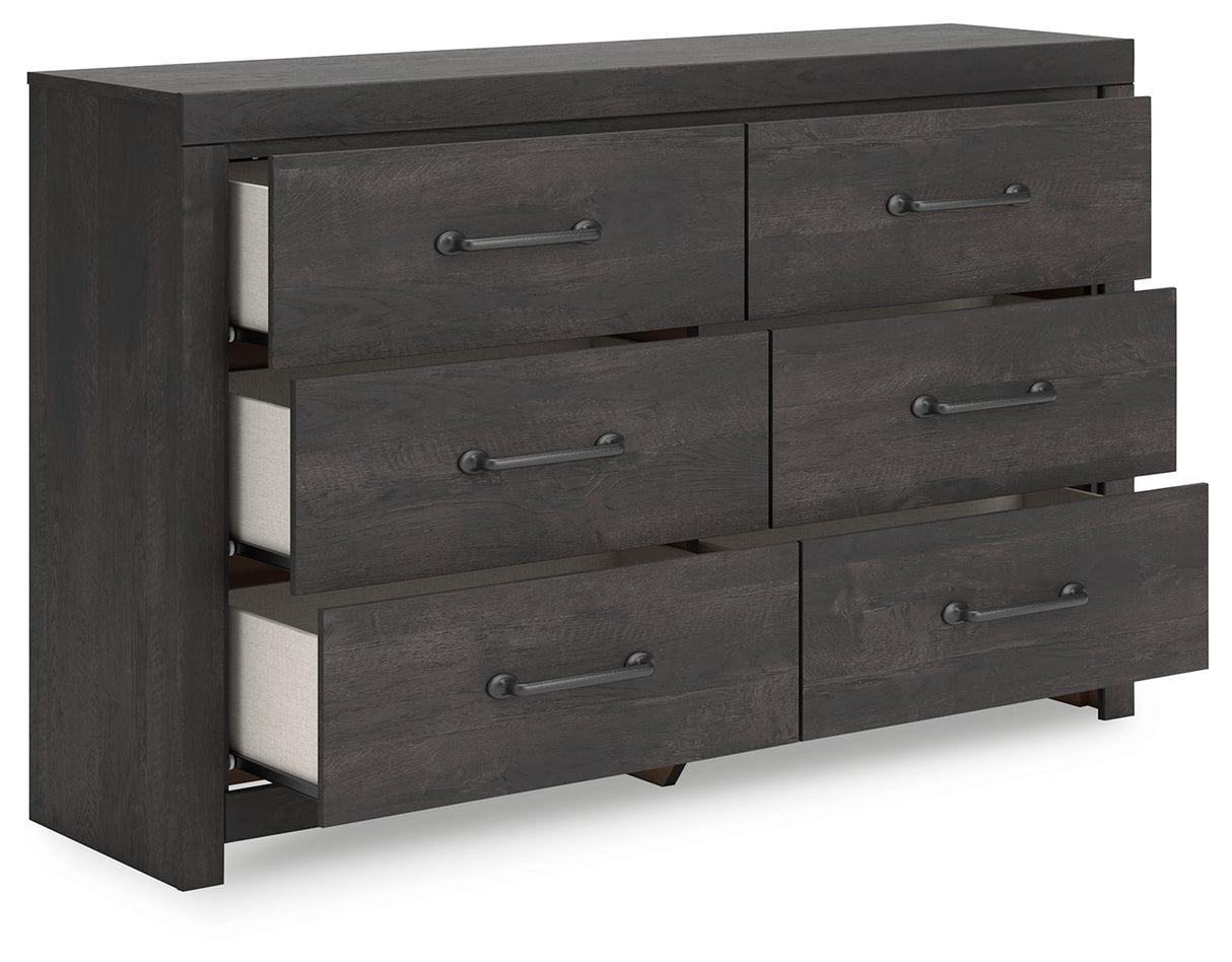 Hollivern Dark Gray Dresser by Ashley at Eve Furniture